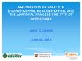 PREPARATION OF SAFETY PowerPoint PPT Presentation
