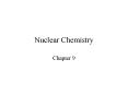 Nuclear Chemistry PowerPoint PPT Presentation