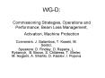 WG-D: Commissioning Strategies, Operations and Performance, Beam Loss Management, Activation, Machine Protection PowerPoint PPT Presentation