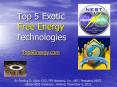 Top 5 Exotic Free Energy Technologies PowerPoint PPT Presentation