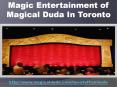 Sleight Of Hand Magic Toronto PowerPoint PPT Presentation