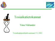 Tosiaikatietokannat