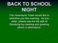 BACK TO SCHOOL NIGHT PowerPoint PPT Presentation
