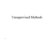 Unsupervised Methods