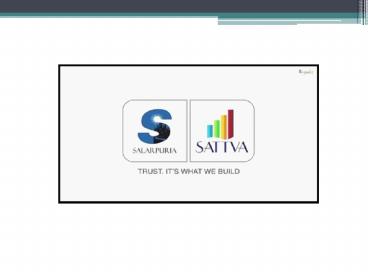 Salarpuria Sattva Rhythm Bangalore