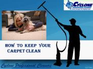 How To Keep Your Carpet Clean