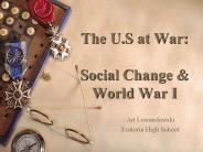 The U.S at War: Social Change