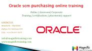 Oracle scm purchasing online training in australia