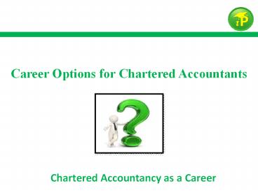 Career Options for Chartered Accountants