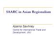 SAARC in Asian Regionalism PowerPoint PPT Presentation