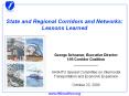 State and Regional Corridors and Networks: Lessons Learned PowerPoint PPT Presentation