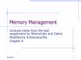 Memory Management PowerPoint PPT Presentation