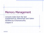 Memory Management
