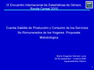 IX Encuentro Internacional de Estad