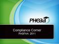 Compliance Corner PASFAA 2011 PowerPoint PPT Presentation