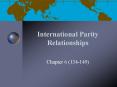 International Parity Relationships PowerPoint PPT Presentation