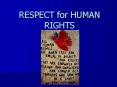 RESPECT for HUMAN RIGHTS PowerPoint PPT Presentation