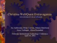 Christina WebQuest Extravaganza