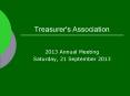 Treasurer's Association PowerPoint PPT Presentation
