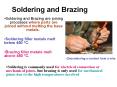 Soldering and Brazing PowerPoint PPT Presentation