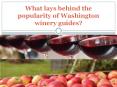 What lays behind the popularity of Washington winery guides PowerPoint PPT Presentation