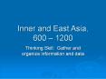 Inner and East Asia, 600  PowerPoint PPT Presentation