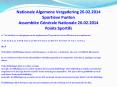 Nationale Algemene Vergadering 26.02.2014 Sportieve Punten Assembl PowerPoint PPT Presentation