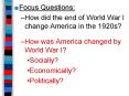 Focus Questions: PowerPoint PPT Presentation