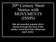 20th Century Short Stories with MOVEMENTS (ISMS) PowerPoint PPT Presentation
