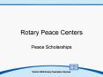 Rotary Peace Centers PowerPoint PPT Presentation
