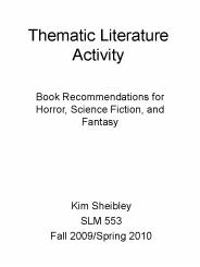 Thematic Literature Activity