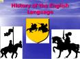 History of the English Language PowerPoint PPT Presentation