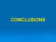 CONCLUSIONS