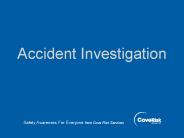 Accident Investigation