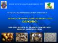 DEPARTAMENTO DE FOMENTO PRODUCTIVO - DEFOPRO - PowerPoint PPT Presentation