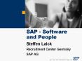 SAP - Software and People PowerPoint PPT Presentation