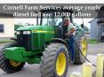 Cornell Farm Services average yearly diesel fuel use: 12,000 gallons PowerPoint PPT Presentation
