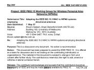System Model Considerations for mmWave PHY