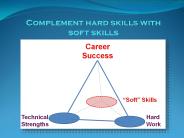 Complement hard skills with soft skills