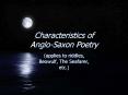 Characteristics of Anglo-Saxon Poetry PowerPoint PPT Presentation