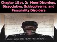 Chapter 15 pt. 2: Mood Disorders, Dissociation, Schizophrenia, and Personality Disorders PowerPoint PPT Presentation