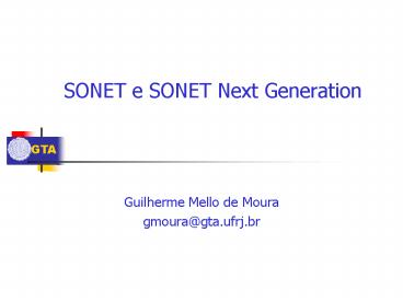 SONET e SONET Next Generation
