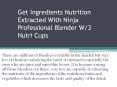 Get Ingredients Nutrition Extracted With Ninja Professional Blender W/3 Nutri Cups PowerPoint PPT Presentation