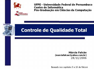 Controle de Qualidade Total