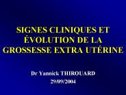 SIGNES CLINIQUES ET 