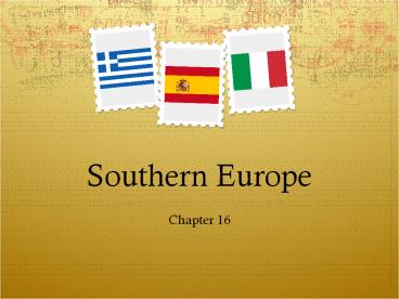 Southern Europe
