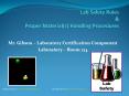 Lab Safety Rules PowerPoint PPT Presentation
