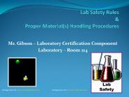 Lab Safety Rules