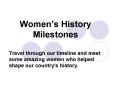 Women PowerPoint PPT Presentation