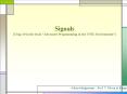 Signals (Chap 10 in the book  PowerPoint PPT Presentation